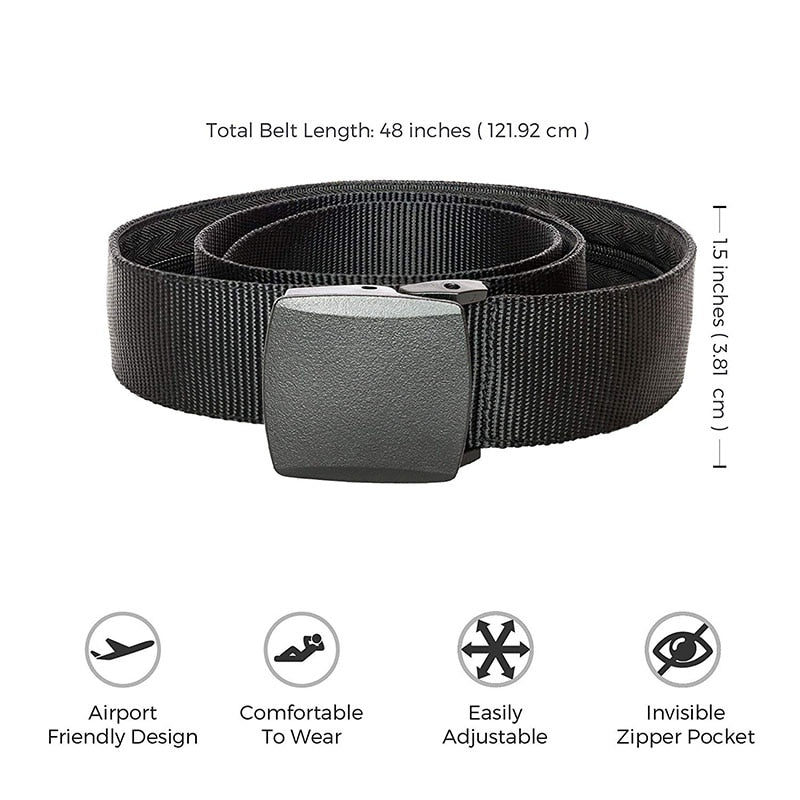 Anti-Theft Hidden Wallet Travel Belt | Bowlift