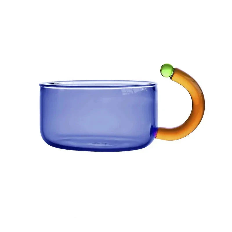 BowLift | Contrasting Color Glass Tea Set