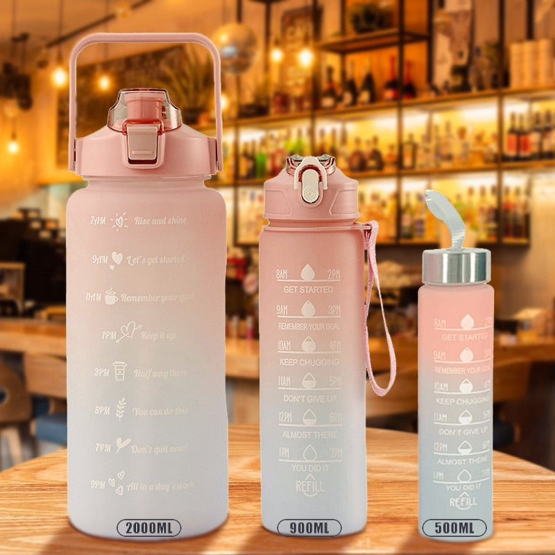 All Day Hydrate Time Marker Water Bottle | Bowlift