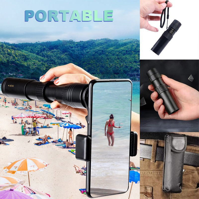BowLift | 10-300X Zoom Telescope For Cell Phone