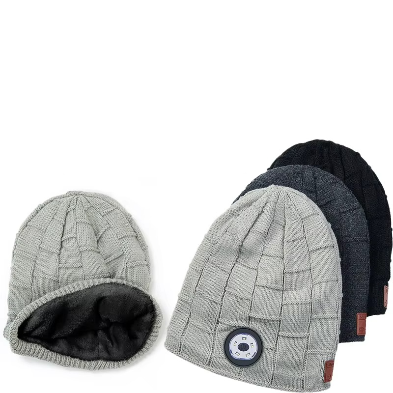 BowLift | Wireless Bluetooth Music Beanie with Built‑In Headphones and LED Light
