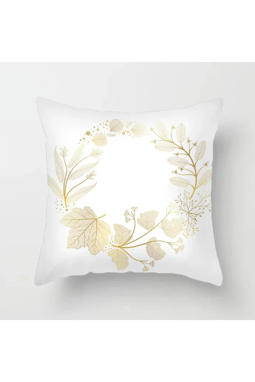 Yellow Leaf Polyester Pillowcase | Bowlift
