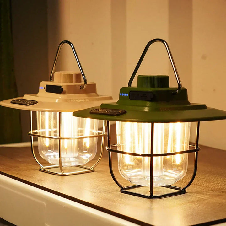 Retro Rechargeable LED Lantern for Adventures Bowlift