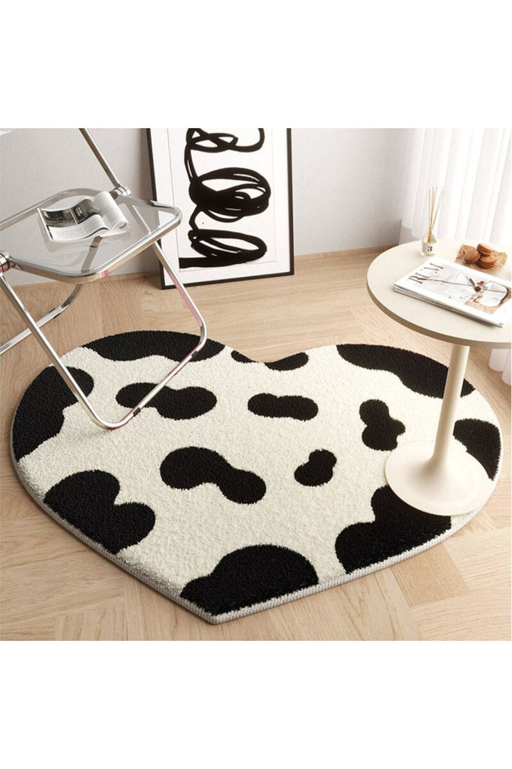 Peach heart rug | Bowlift