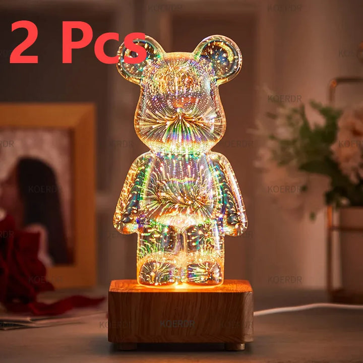 BowLift | Magical 3D Firework Projection Mood Lamp - StarBear