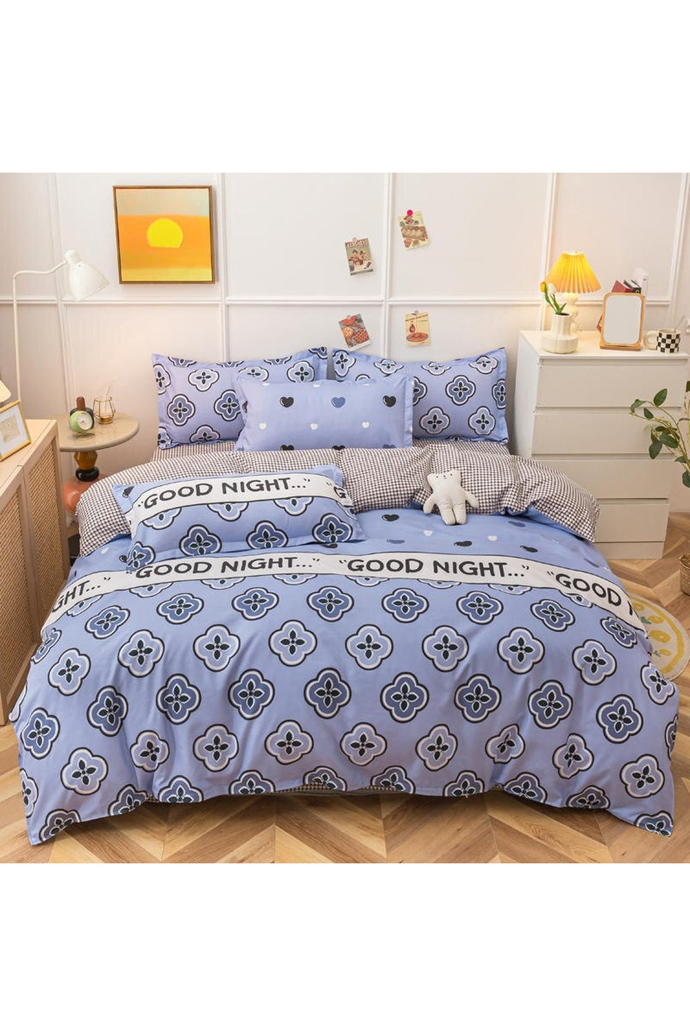 Rabbit-Purple-Bedding | Bowlift