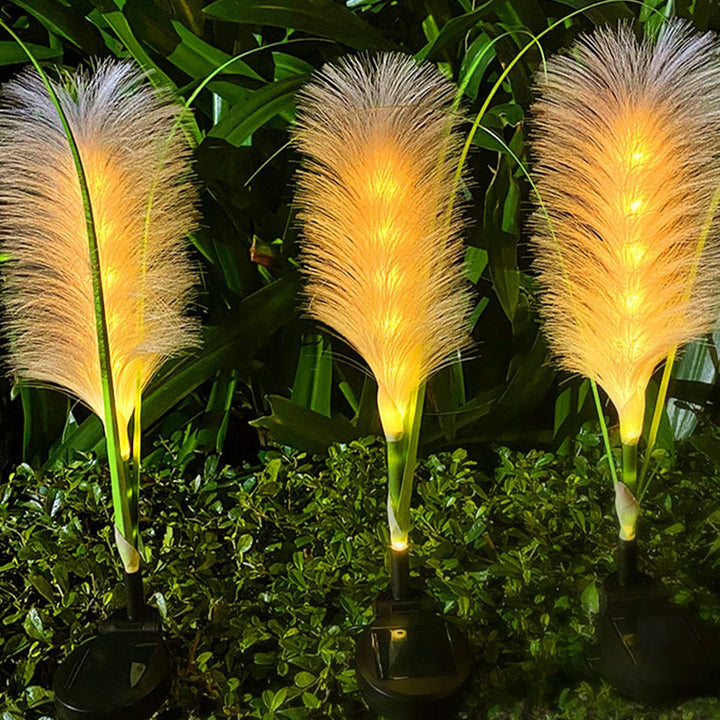 Outdoor Solar Waterproof Reed Garden Lights | Bowlift
