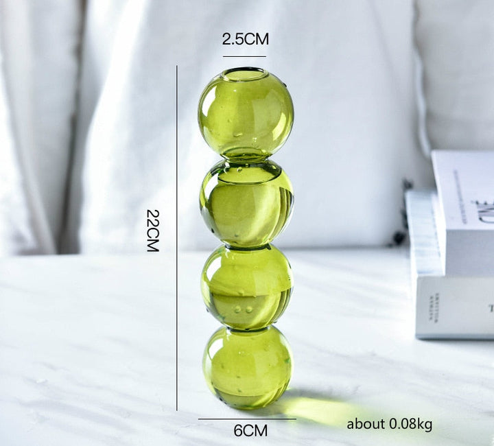 Layered Globe Glass Vase | Bowlift