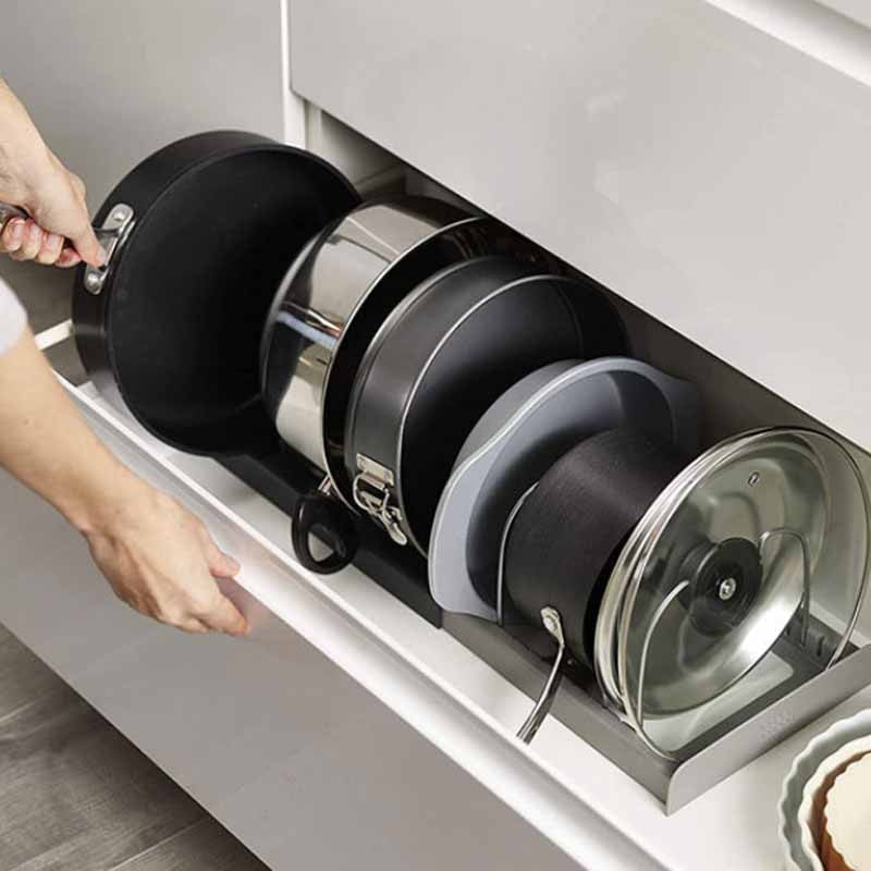 KitchenMaster Organizer - Solution for Cluttered Cabinets Bowlift