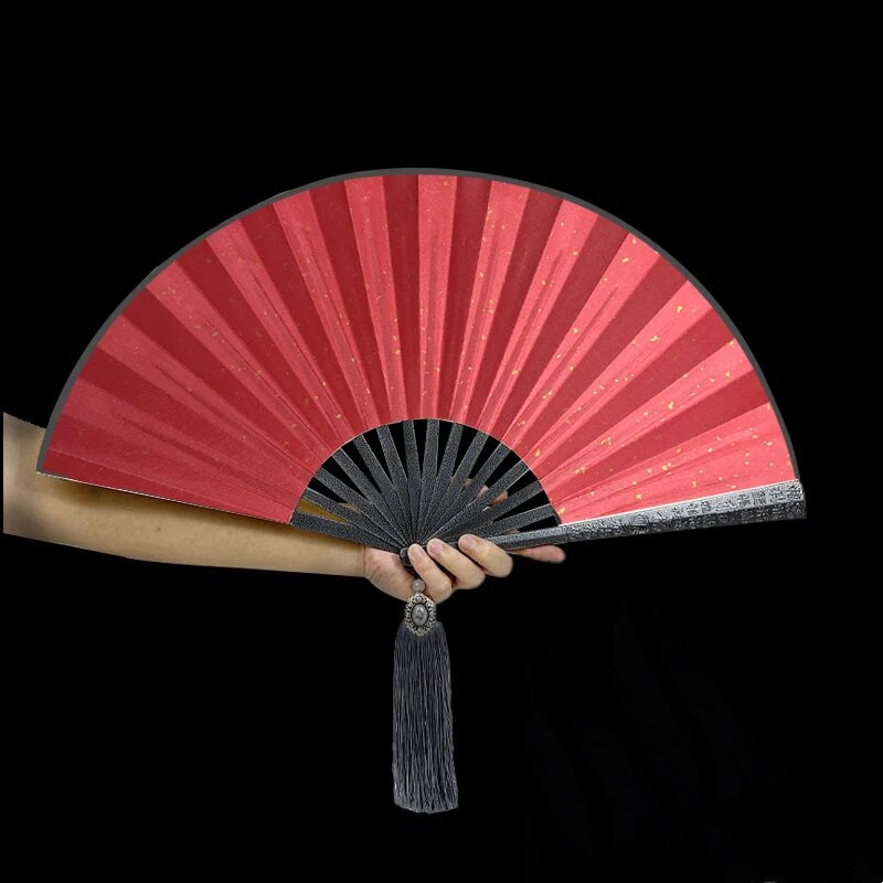 Tungsten Steel Alloy Self-Defense Folding Hand Fan | Bowlift