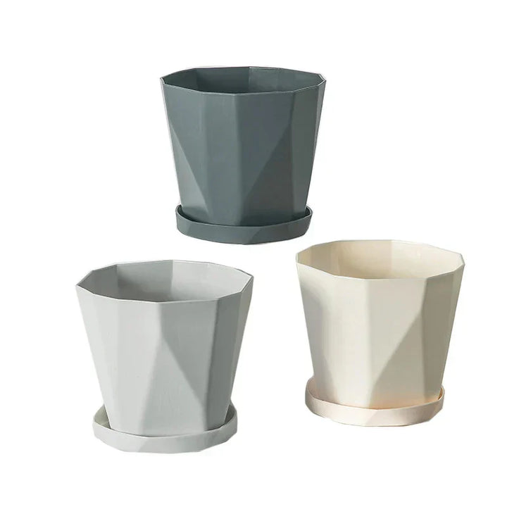 BowLift | Nordika Planter | Scandinavian Design | Durable Resin | For Plants & Decoration