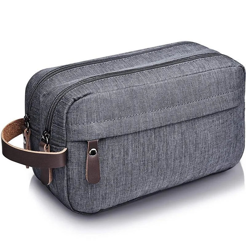 BowLift | Traveluxe Culture & Cosmetic Bag | Water Repellent | Premium Leather Handle
