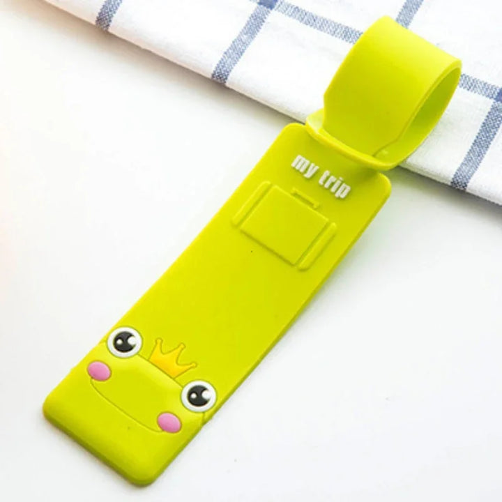 BowLift | Taggidoo Silicone Luggage Tag with Animal Design | Address Label for Travel & Luggage | Boarding Tag for Suitcases & Bags