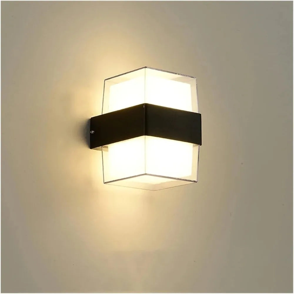 BowLift | AuroBeam LED Outdoor Wall Light | Waterproof IP65 | Modern Design for Balcony, Garden & Entrance | 9W / 18W