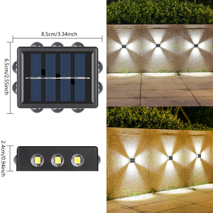 BowLift | SolarVibe – Sustainable Solar Wall Light for Modern Outdoors