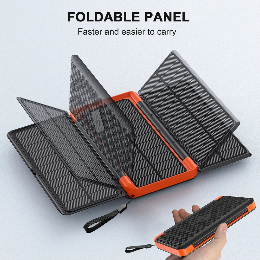 Solar Fast Charging Ultra-Large Capacity Portable Powerbank | Bowlift