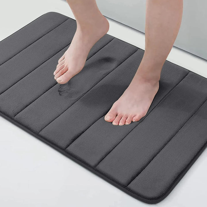LuxSoft Memory Foam Bath Mat | Bowlift