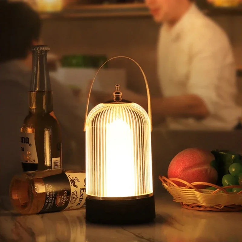 Portable Retro Birdcage Table Lamp – Vintage LED Lighting in Classic Design | Bowlift