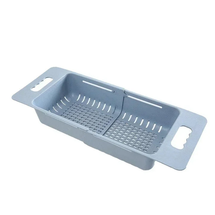 FlexDrain Draining Basket Kitchen – Adjustable Sink Organizer | Auto Drain & Fruit Vegetable Dryer | Space-saving Kitchen Accessory | Bowlift