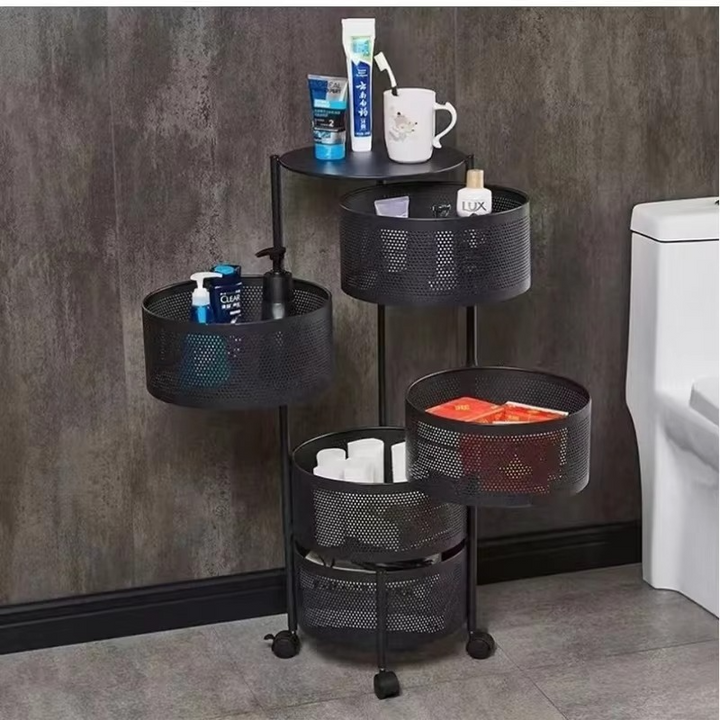 BowLift | 360° Rotating Multi-Layer Kitchen Round Storage Rack