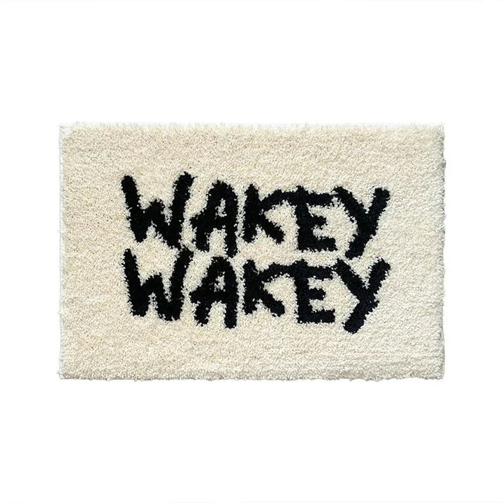 Wakey Wakey Tufted Bath Mat | Bowlift