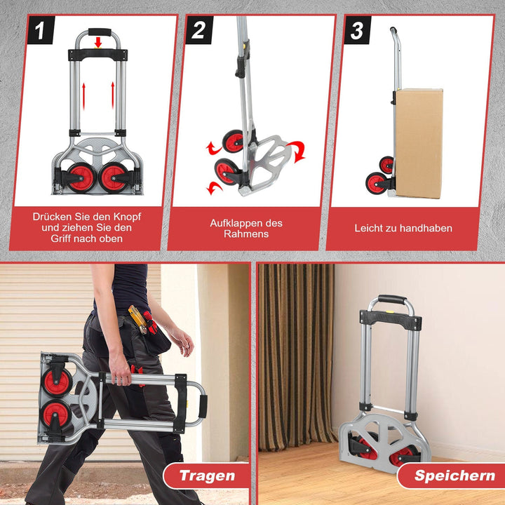 Sack cart Folding transport cart 60 kg Load capacity | Bowlift