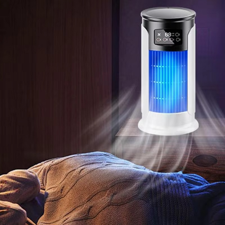 BowLift | Portable Air Conditioner Fan with Timer and 10 oz Water Tank for Quiet Room Cooling