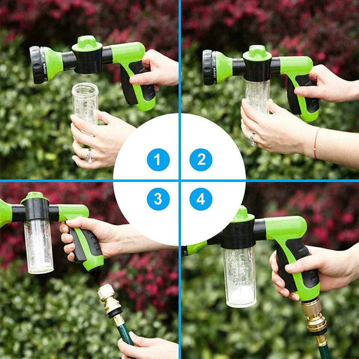 BowLift | 8 In 1 High Pressure Hose Nozzle