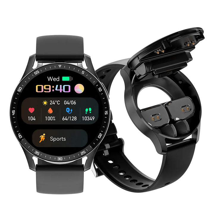 BowLift | Two In One  Smart Watch With Bluetooth Earbuds