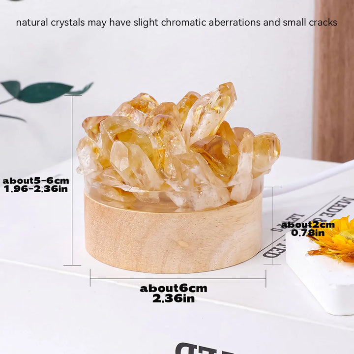 BowLift | Crystal lamp natural stone | Handmade | Feng Shui & wellness decor | 150–200 g