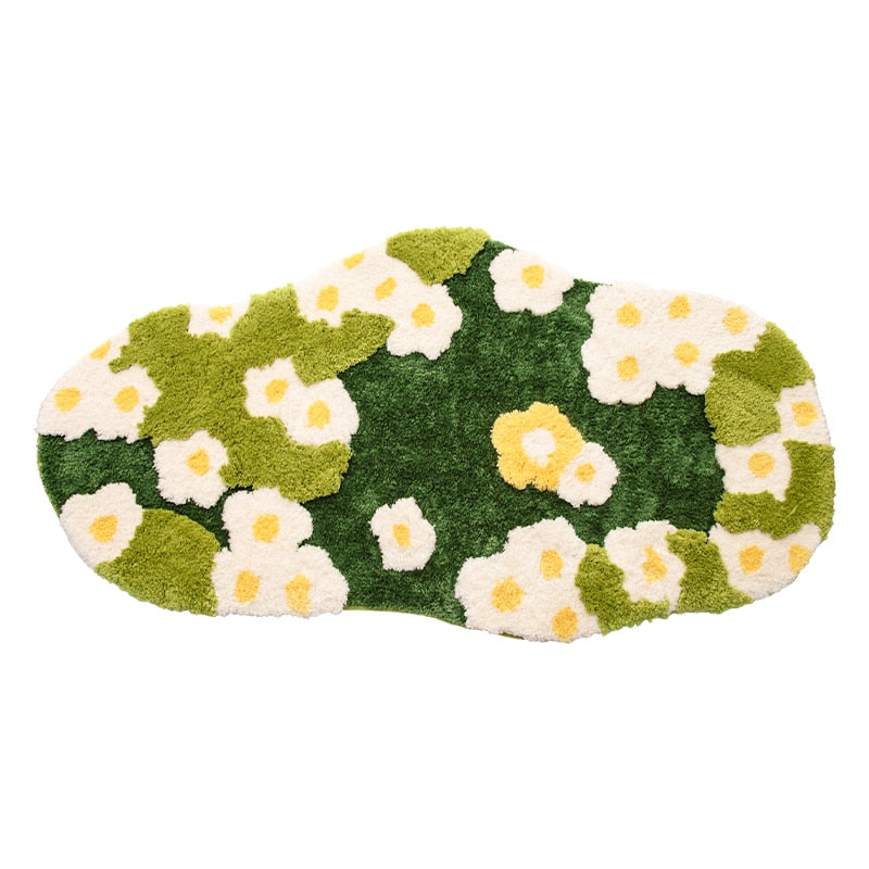 Green Garden Rug | Bowlift