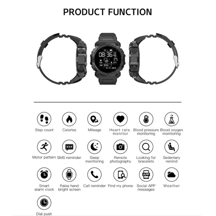 BowLift | Health Monitor Bluetooth Smart Watch