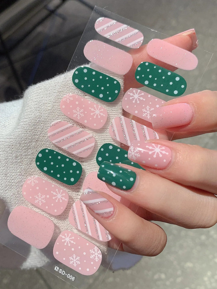 BowLift | Christmas Nail Stickers | Festive Designs | Easy to Apply