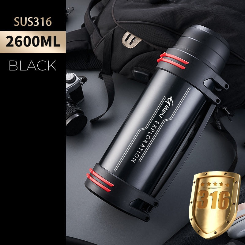 BowLift | Giant Drink Stainless Steel Thermos Bottle