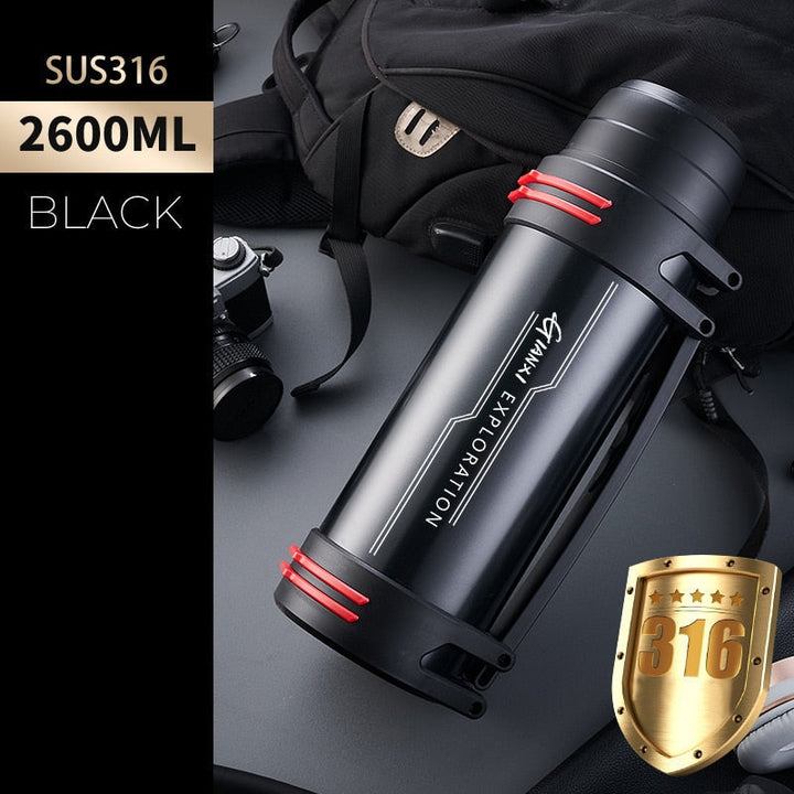 BowLift | Giant Drink Stainless Steel Thermos Bottle
