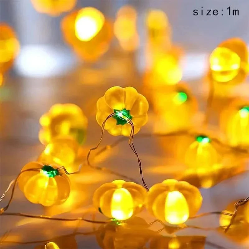 BowLift | Halloween LED Pumpkin & Skull String Lights