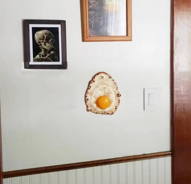Crispy Fried Egg Wall Sculpture | Bowlift