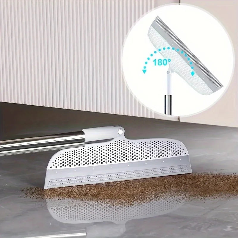 BowLift | No-Mess Dual-Sided Silicone Magic Broom