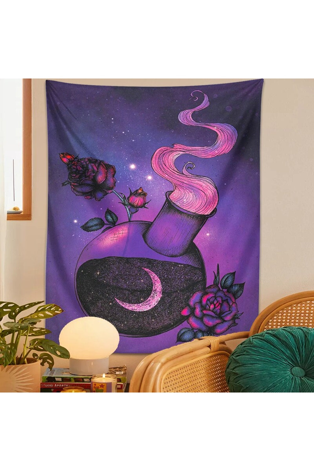Trippy Rose Magic Wand carpet | Bowlift