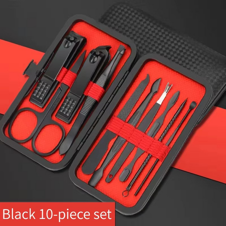 BowLift | 16-Piece Stainless Steel Manicure and Pedicure Grooming Set