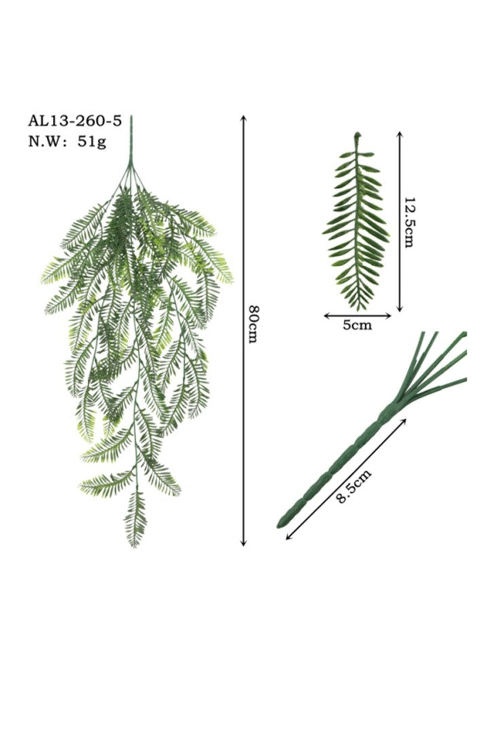 Rattan leaf wine ornament | Bowlift