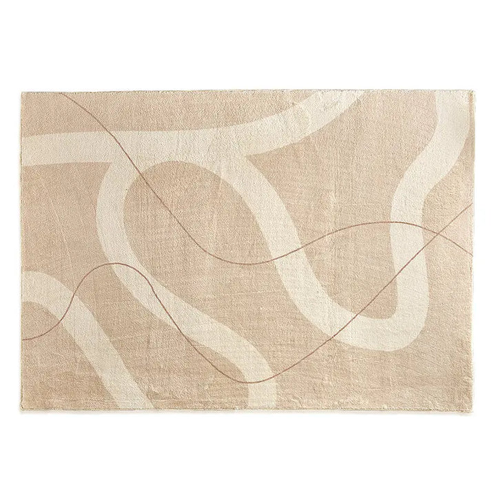 BowLift | Japanese Minimalist Plush Area Rug Non-Slip Soft Rug Bedroom Living Room Large Surface