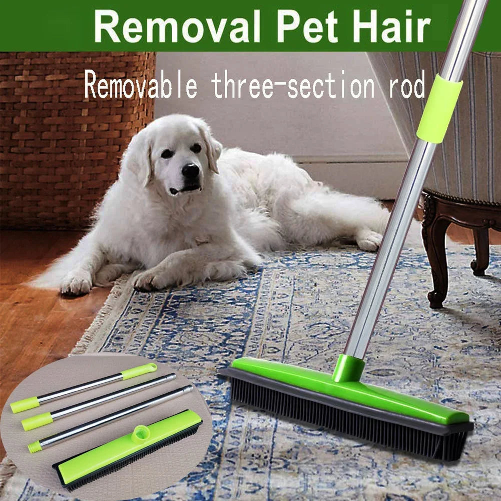 BowLift | Hair Catcher Telescopic Pet Carpet Sweeping Broom