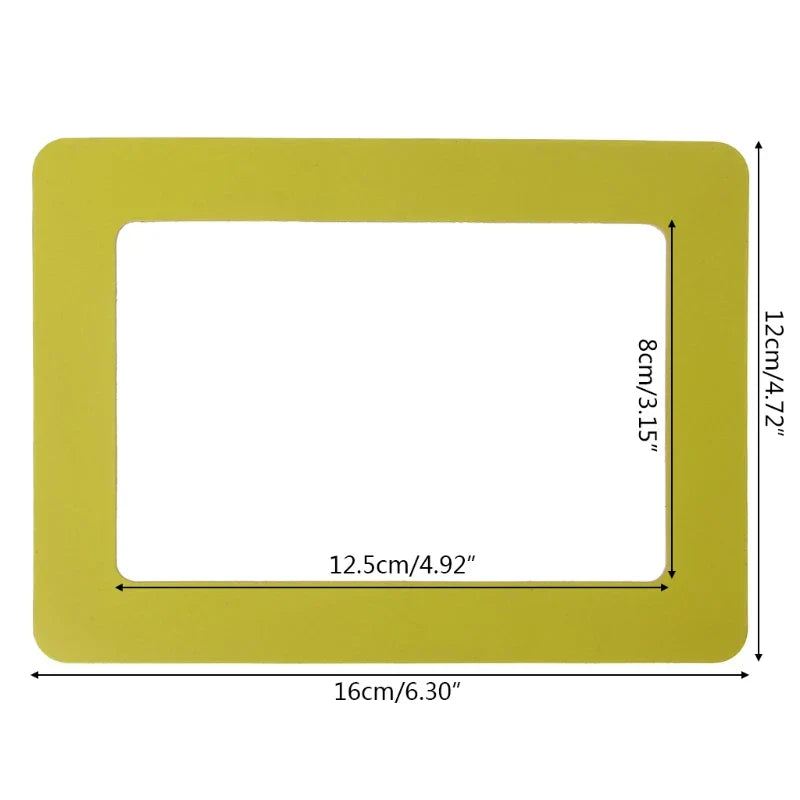 Magnetic Fridge Colorful DIY Photo Frames | Bowlift