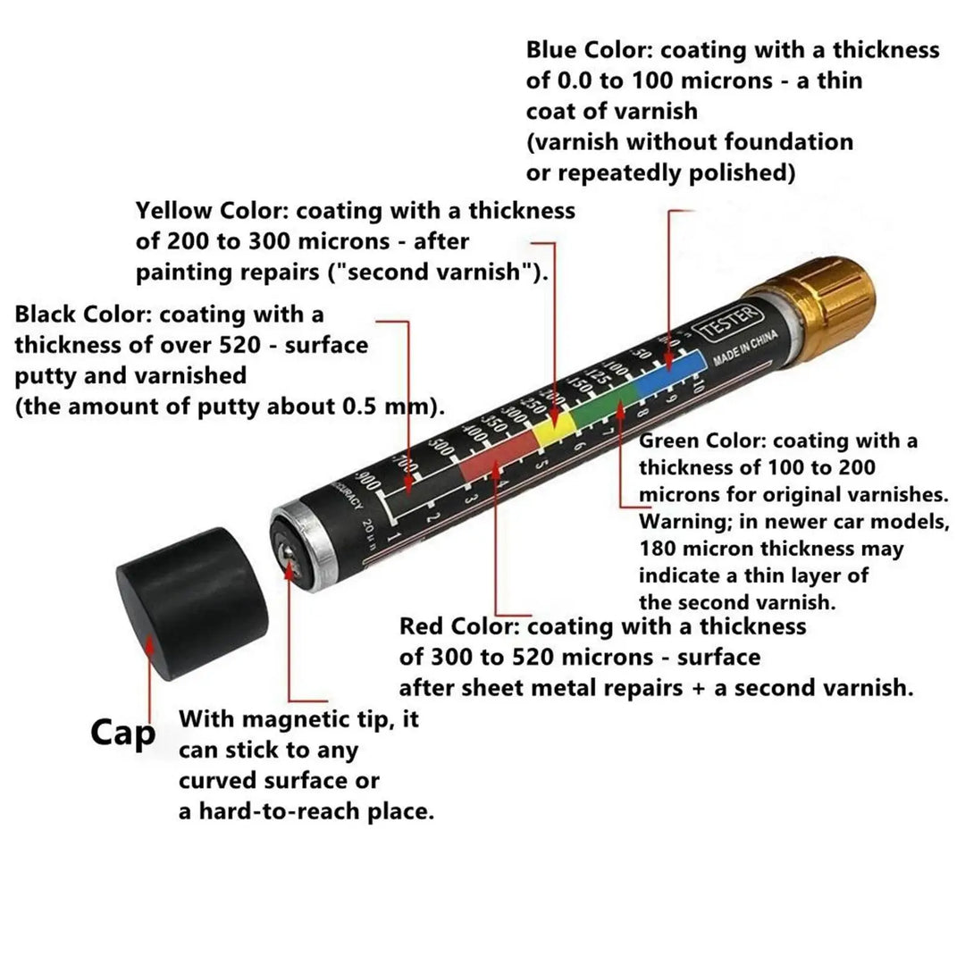 BowLift | Magnetic Tip Paint Thickness Gauge
