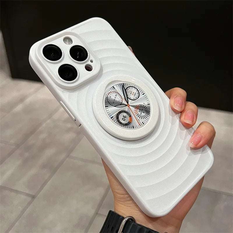 BowLift | Clock Water Ripple Magsafe Bracket Phone Case