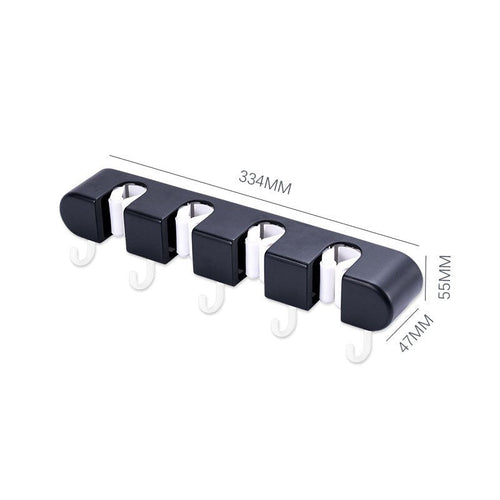 BowLift | Ultra Clean Wall-Mounted Mop Storage Hook