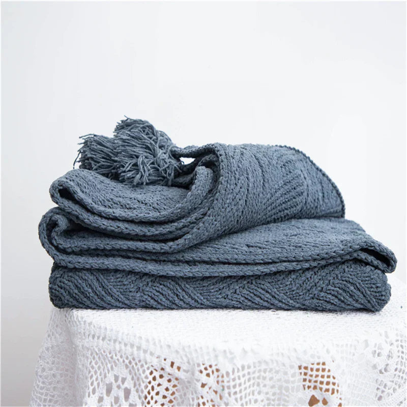 HeartCozy Blanket – Luxe Chenille Blanket with Heart Fringes Bowlift