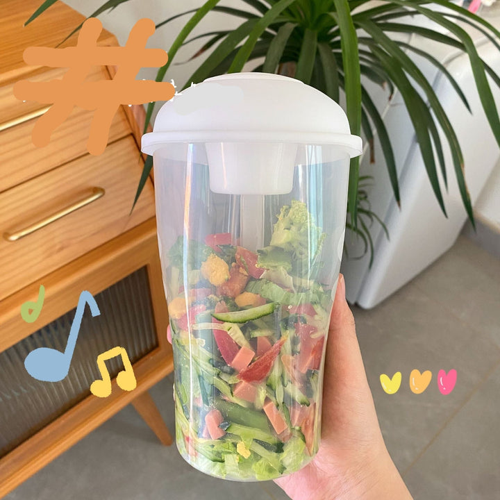 BowLift | Portable Built-in Fork Mini Salad Cup