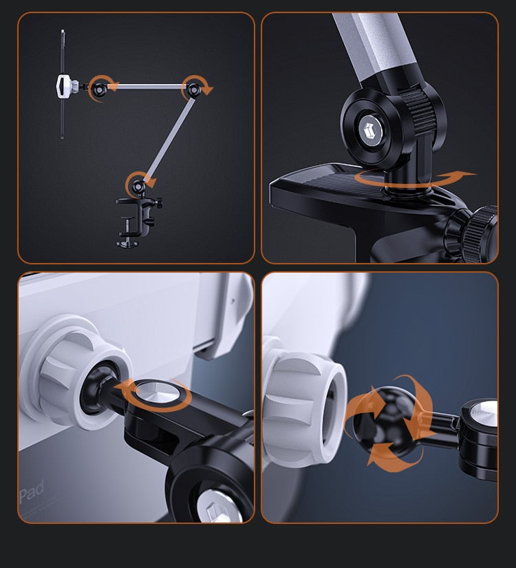 BowLift | Adjustable Smart Folding Metal Tablet Holder